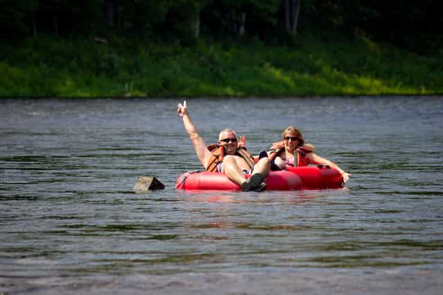 Kennebec River Maine Tubing