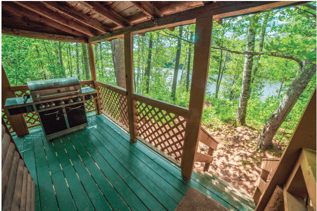 Cabin Back Porch